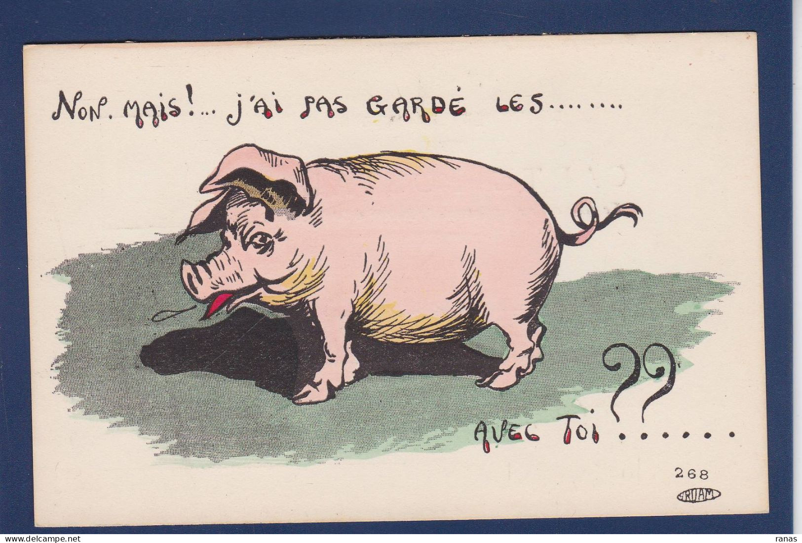 CPA Cochon Pig Non Circulé - Cochons