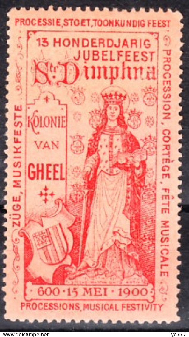 VV-152 1900 Kolonie Van GHEEL Music Festival Vignette Sans Gomme - Autres & Non Classés