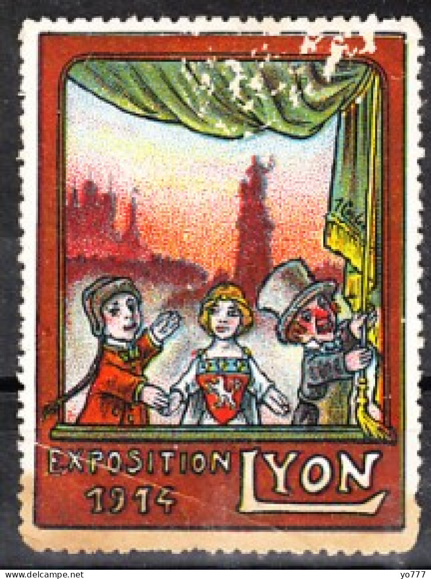 VV-164 1914 Lyon Exposition Internationale Vignette MH* - Andere & Zonder Classificatie