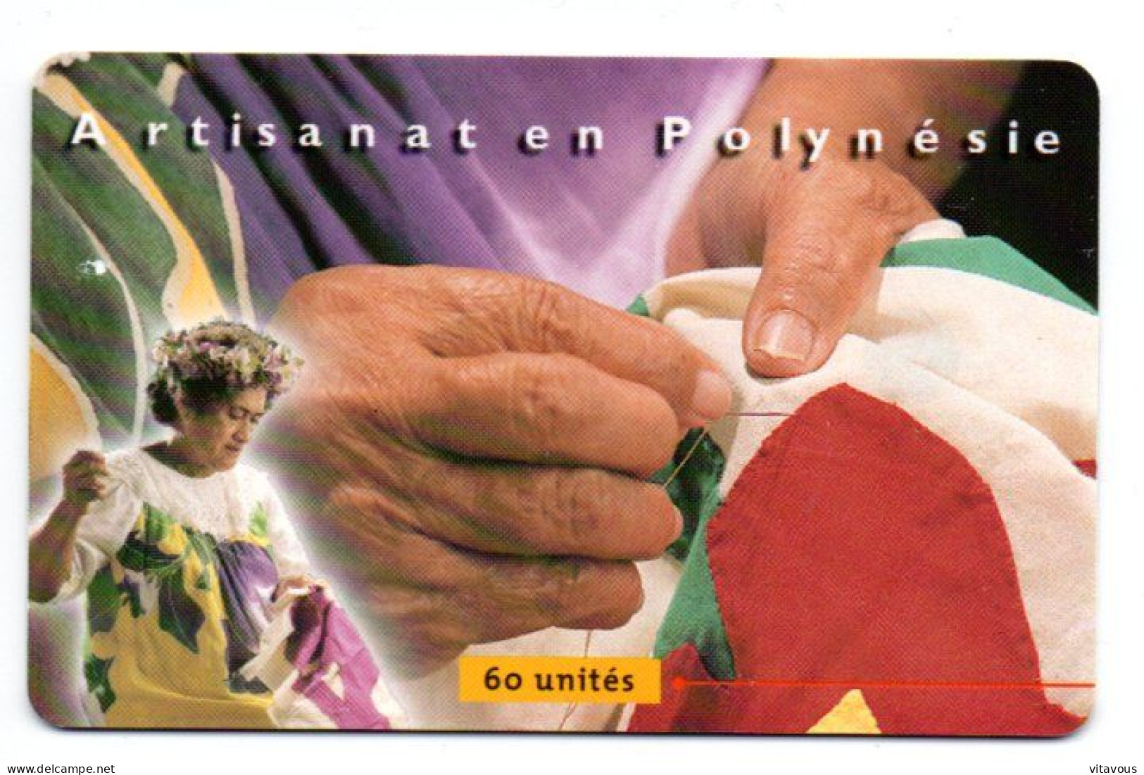 Tirafai Artisanat Télécarte Polynésie Française PF 88 Phonecard (B 753)) - Polynésie Française