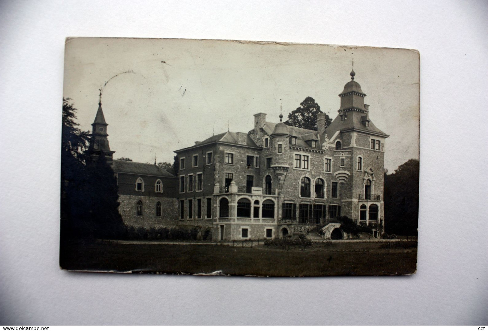 Soheit - Tinlot   CARTE PHOTO Du Château (Kasteel)  Daté 1921 - Tinlot