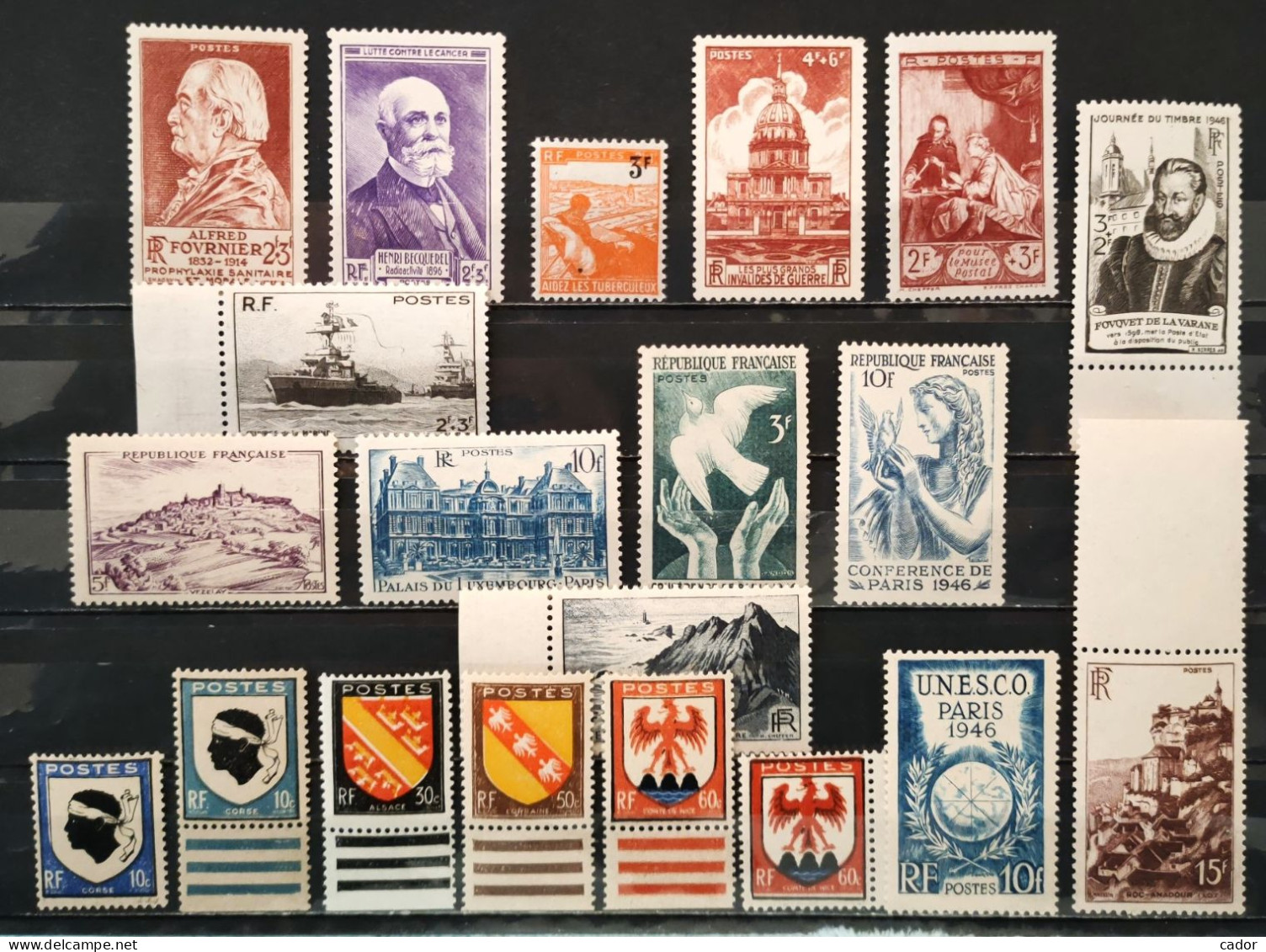 FRANCE - 1946 Année Complète Neuve ** Sans Trace De Charnière + Variétés (voir 2 Scan) - 1940-1949