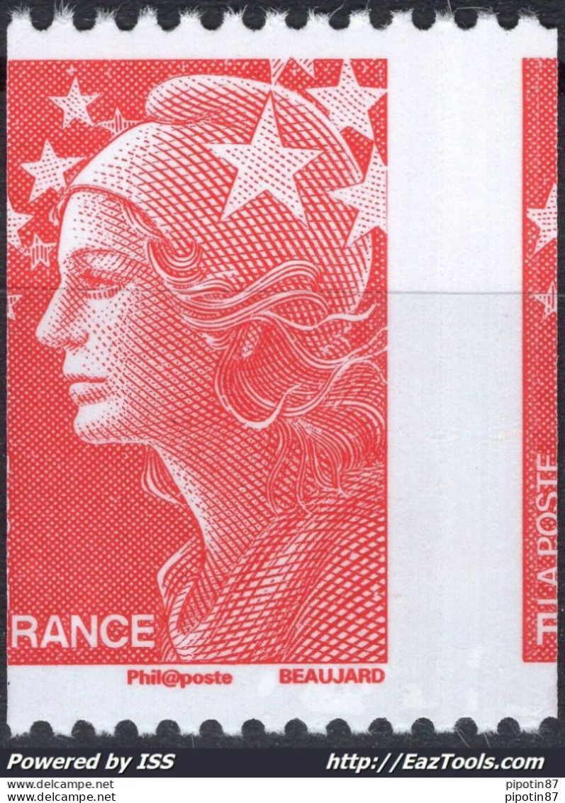 FRANCE MARIANNE DE BEAUJARD N° 4240 NEUF ** SANS CHARNIERE VARIÉTÉ DE PIQUAGE - Ungebraucht