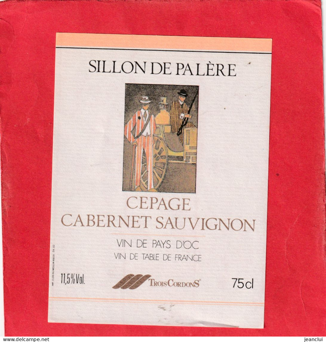 SILLON DE PALERE . CEPAGE CABERNET SAUVIGNON . VIN DE PAYS D'OC - Vin De Pays D'Oc