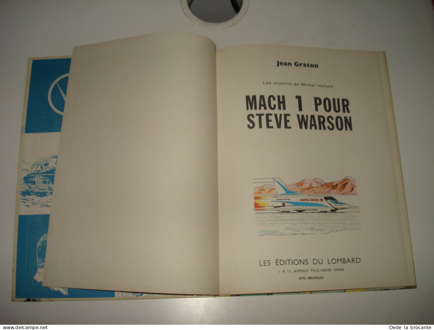 C47/ Michel Vaillant " Mach 1 Pour Steve Warson " - E.O De 1968 - Proche Du Neuf - Michel Vaillant