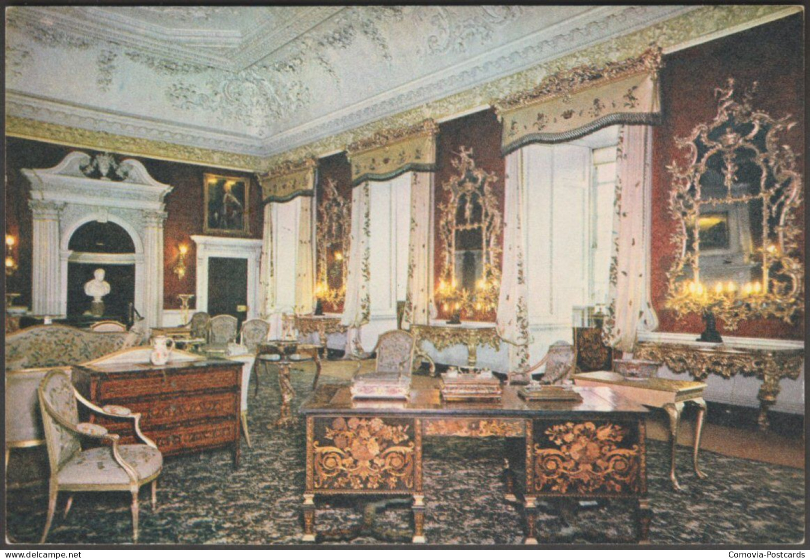 The Large Drawing Room, Blair Castle, Perthshire, C.1960s - J Arthur Dixon Postcard - Perthshire