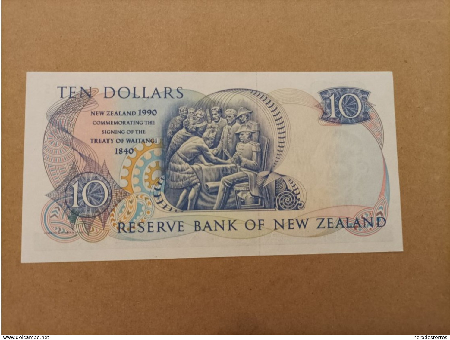 Billete De Nueva Zelanda De 10 Dólares, Año 1990, Serie AAA, UNC - New Zealand