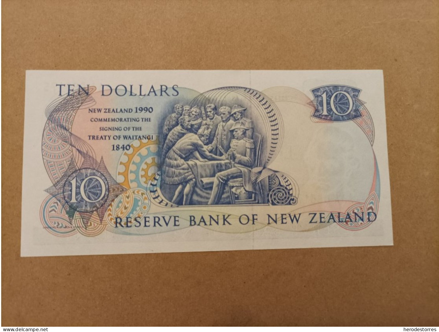 Billete De Nueva Zelanda De 10 Dólares, Año 1990, Serie AAA, UNC - Nouvelle-Zélande