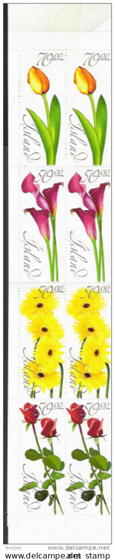 2005 Island Booklet  Mi. MH 19** MNH  Grußmarken: Blumen - Postzegelboekjes