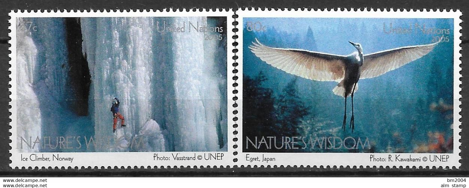 2005 UNO NEW YORK   MI.982-3**MNH   . Weisheit Der Natur. - Unused Stamps