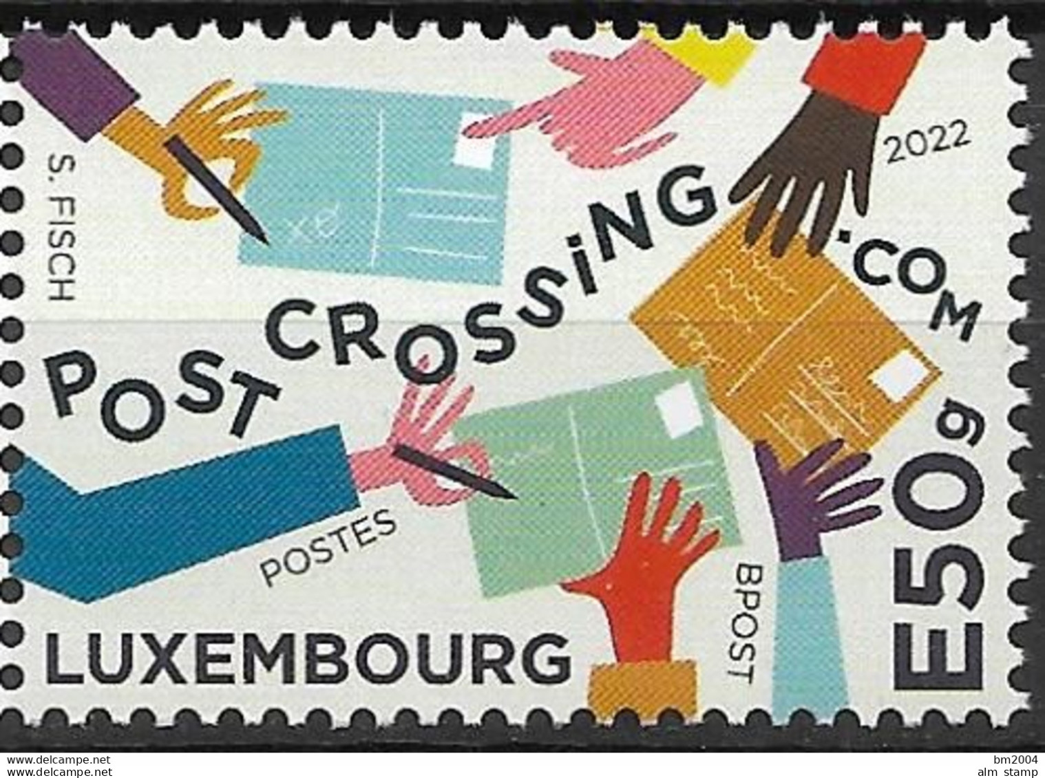 2022 Luxemburg Mi. **MNH Postcrossing - Nuevos