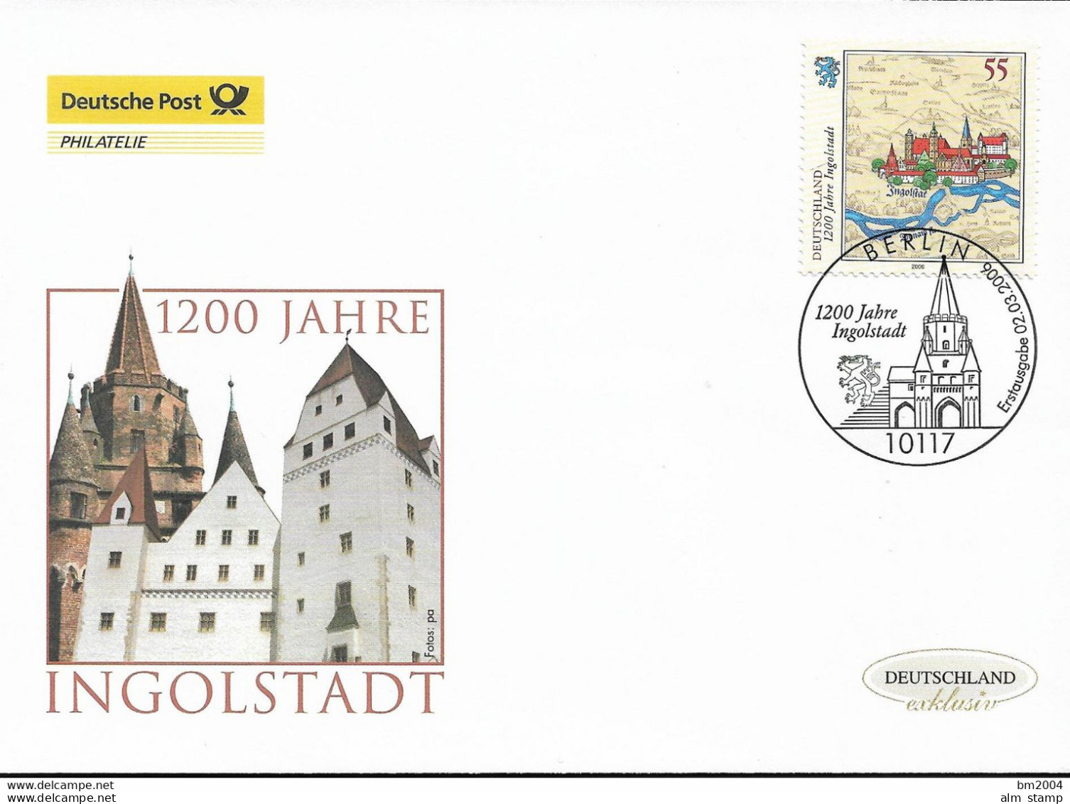 2006 Germany Deutschland  Mi. 2526 FDC 1200 Jahre Ingolstadt. - 2001-2010