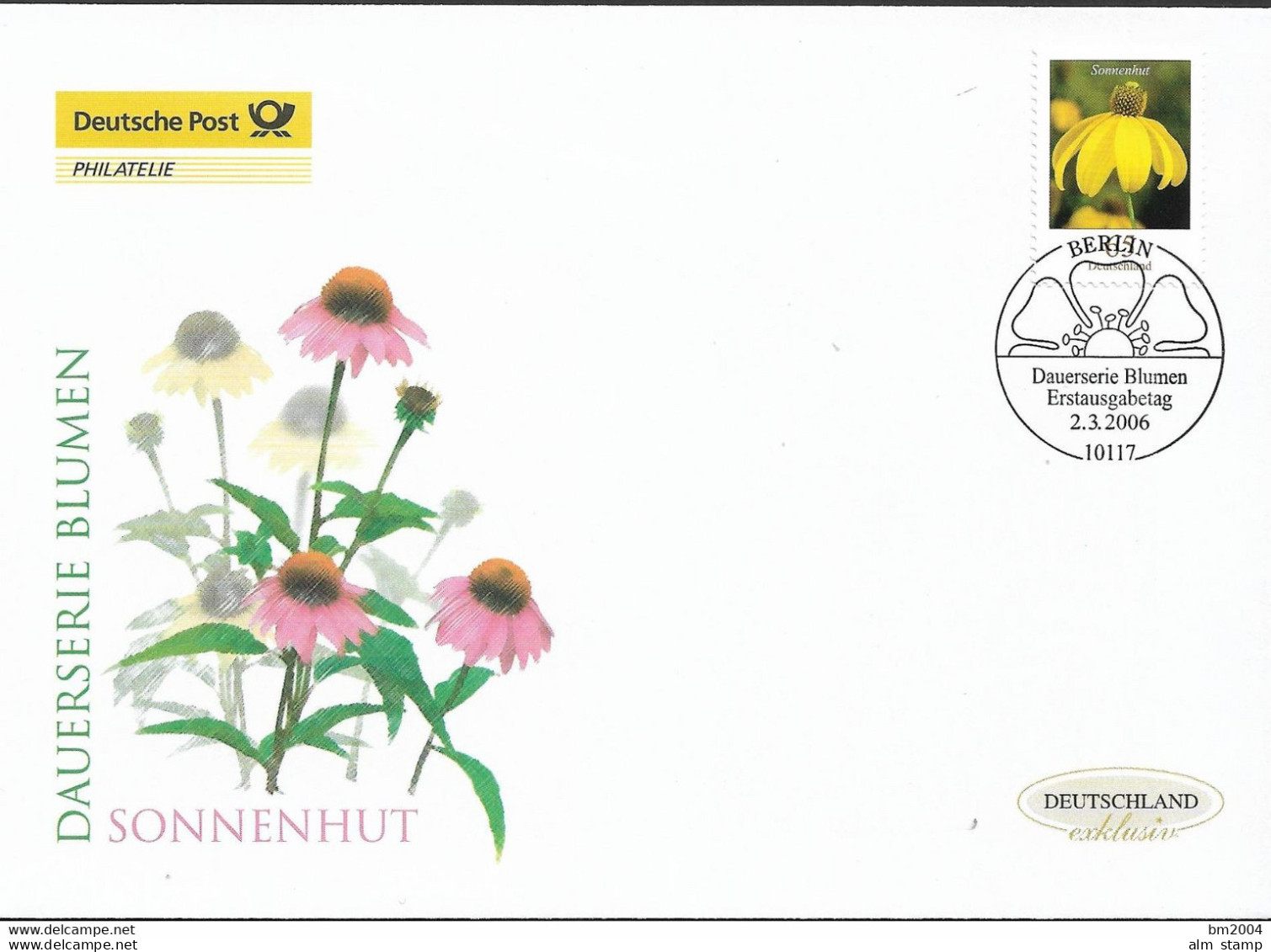 2006 Germany Deutschland  Mi. 2524 FDC  Blumen : Sonnenhut (Rudbeckia Fulgida) - 2001-2010