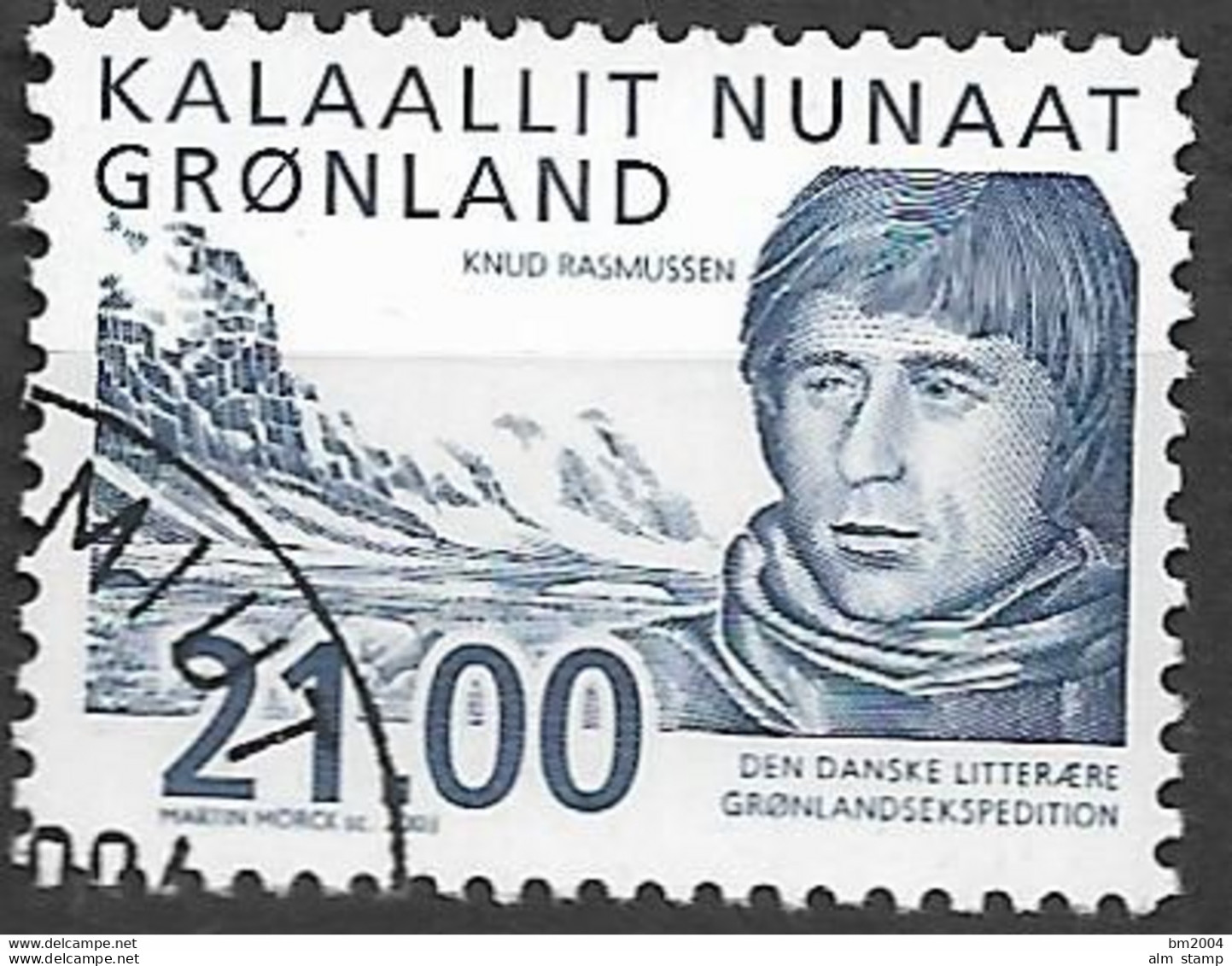 2003 Grönland Mi. 396-7 Used   100. Jahrestag Der Dänischen Literarischen Grönlandexpedition - Usados