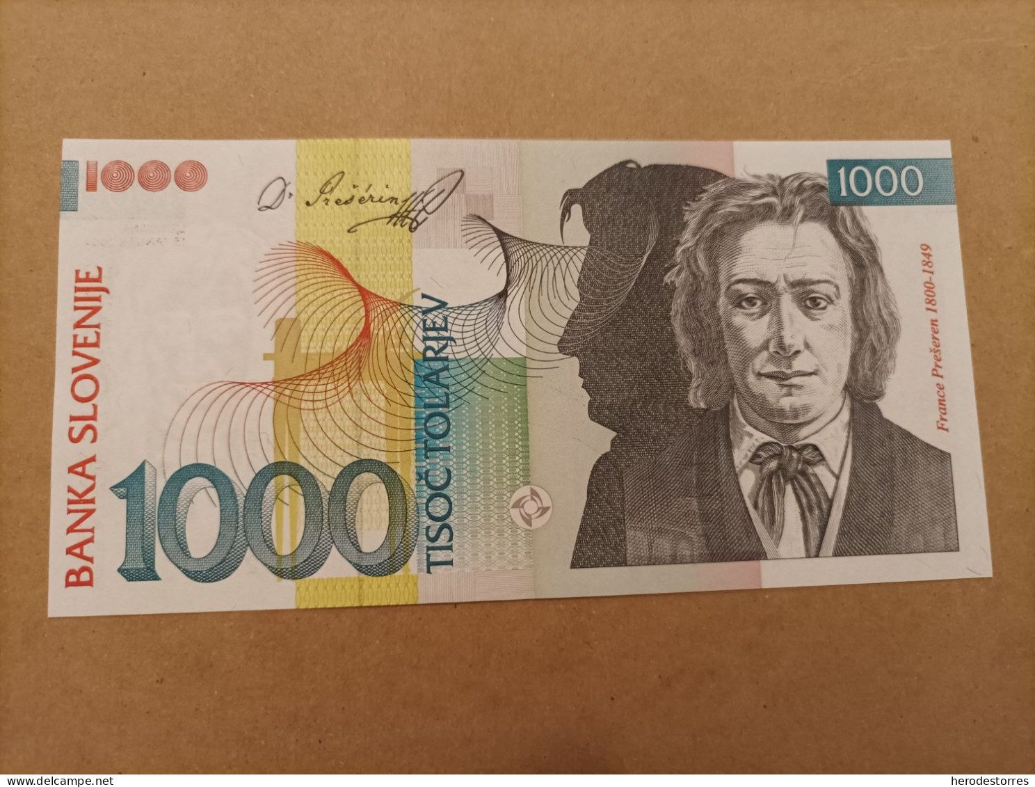 Billete De Eslovenia De 1000 Tolarjev, Año 2004, UNC - Eslovenia