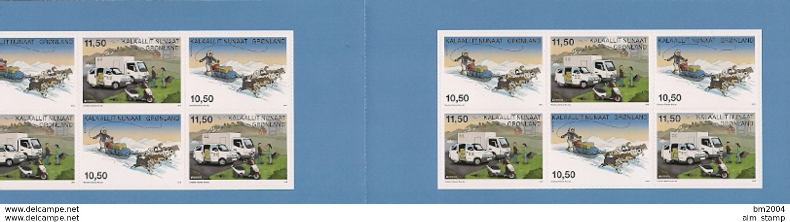 2013 Grönland Mi. 634-5  MH**MNH  Europa Cept Postfahrzeuge - Markenheftchen