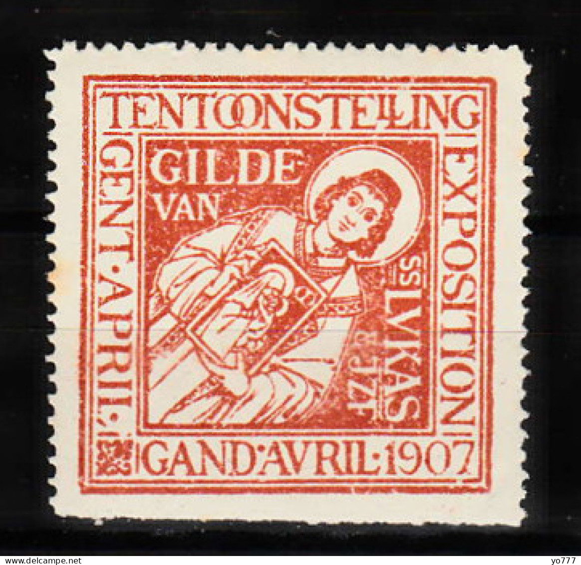 VV-195 1907 Tentoonsteiling Gilde Van GAND Vignette MNH** - Otros & Sin Clasificación