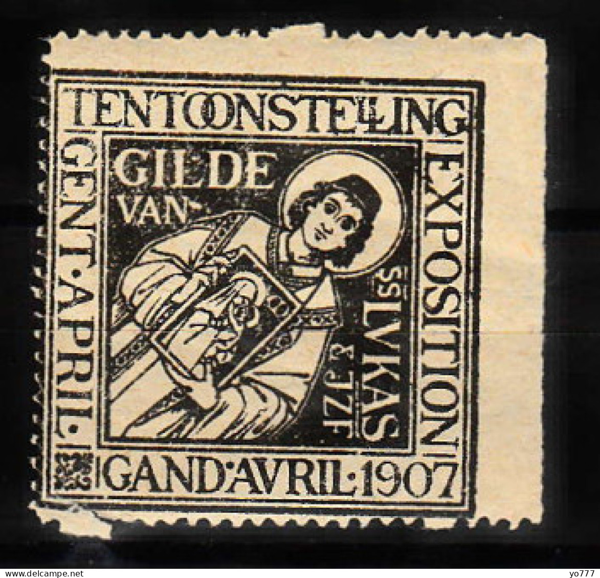VV-197 1907 Tentoonsteiling Gilde Van GAND Vignette MNH** - Otros & Sin Clasificación