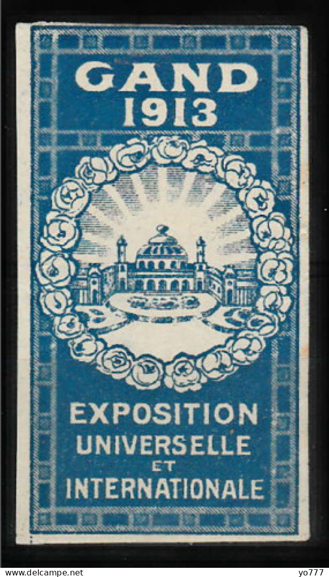 VV-200 1913 Gand Exposition Universelle Et Internationale Vignette No Gum - Altri & Non Classificati