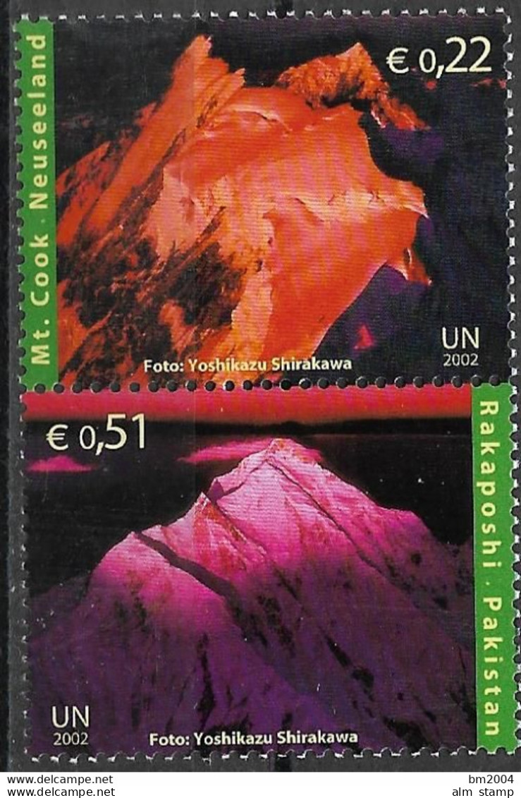 2002 UNO WIEN   Mi. 363-6**MNH  Internationales Jahr Der Berge. - Ungebraucht