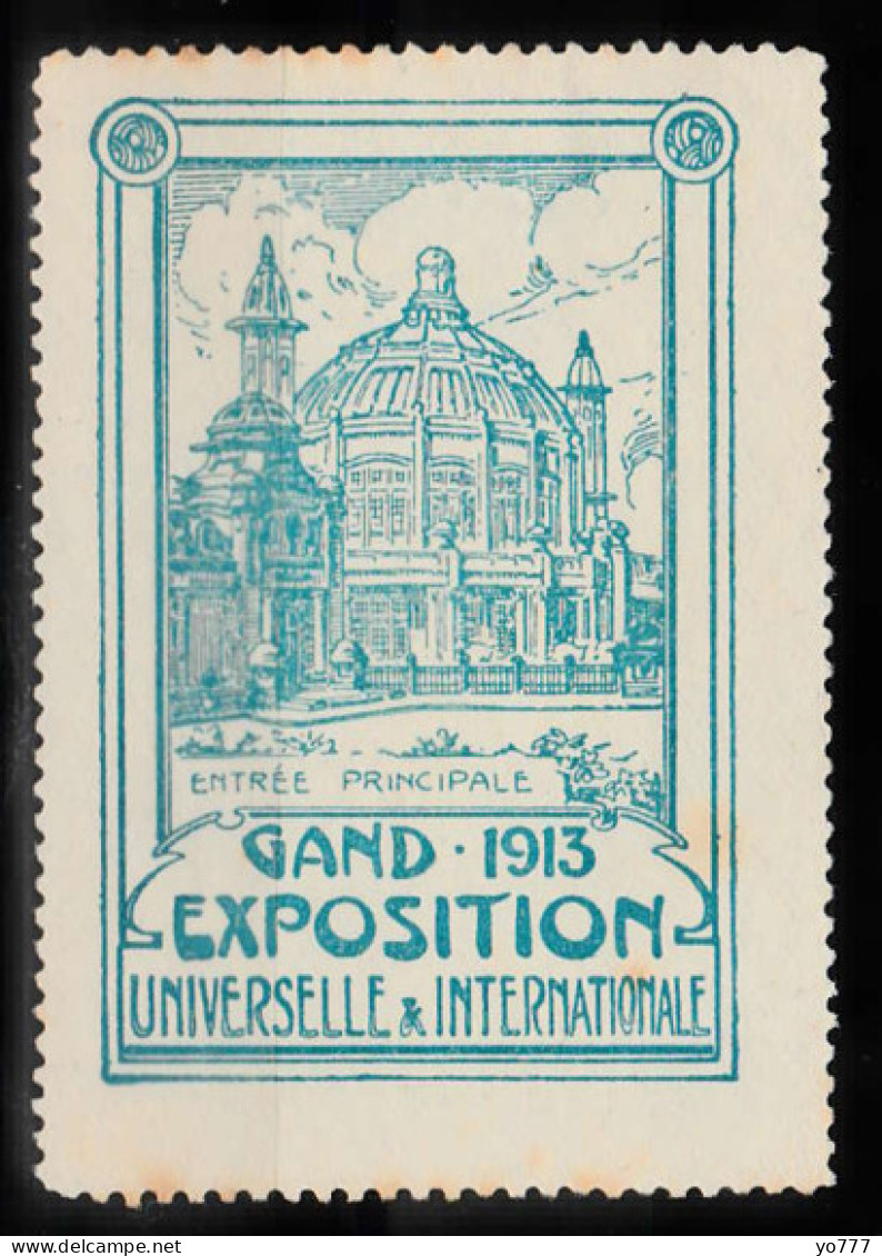 VV-210 1913 GAND Exposition Universelle Et Internationale Vignette No Gum - Sonstige & Ohne Zuordnung