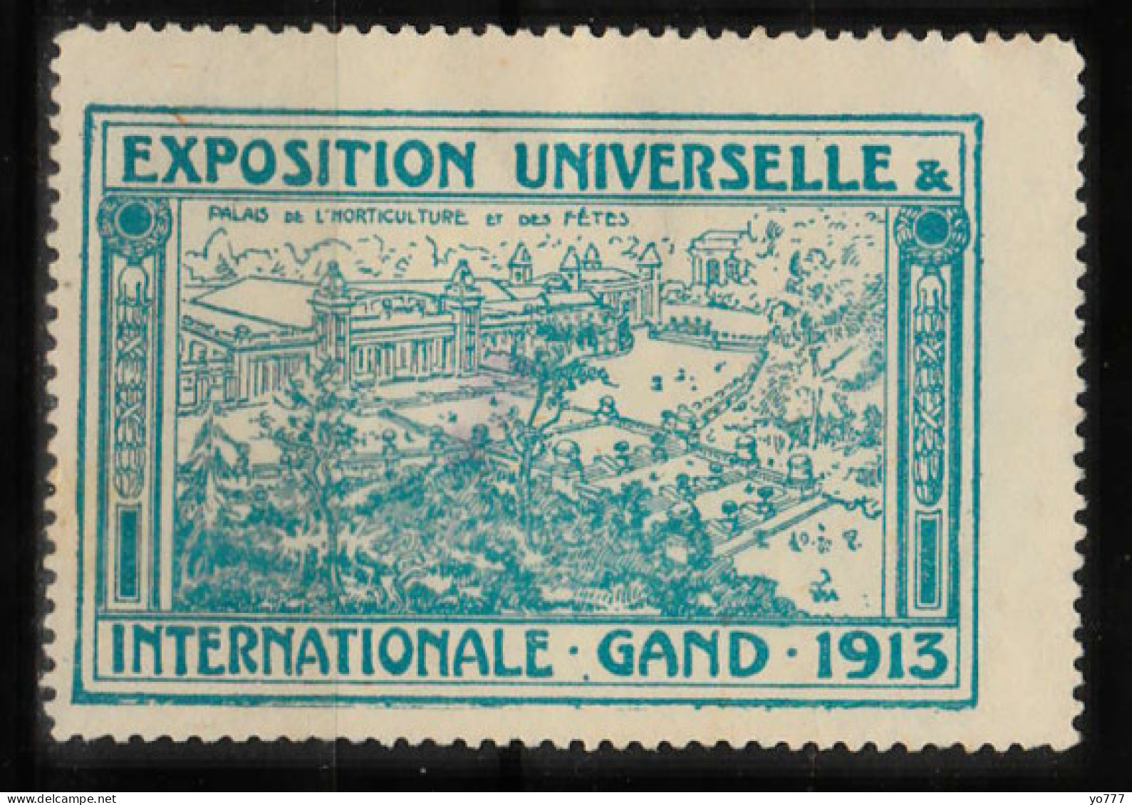 VV-213 1913 GAND Exposition Universelle Et Internationale Vignette No Gum - Sonstige & Ohne Zuordnung