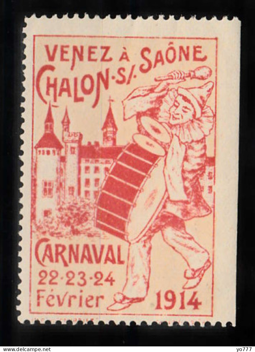 VV-217 1914 Venez Chalon Carnaval Music Vignette MNH** - Otros & Sin Clasificación