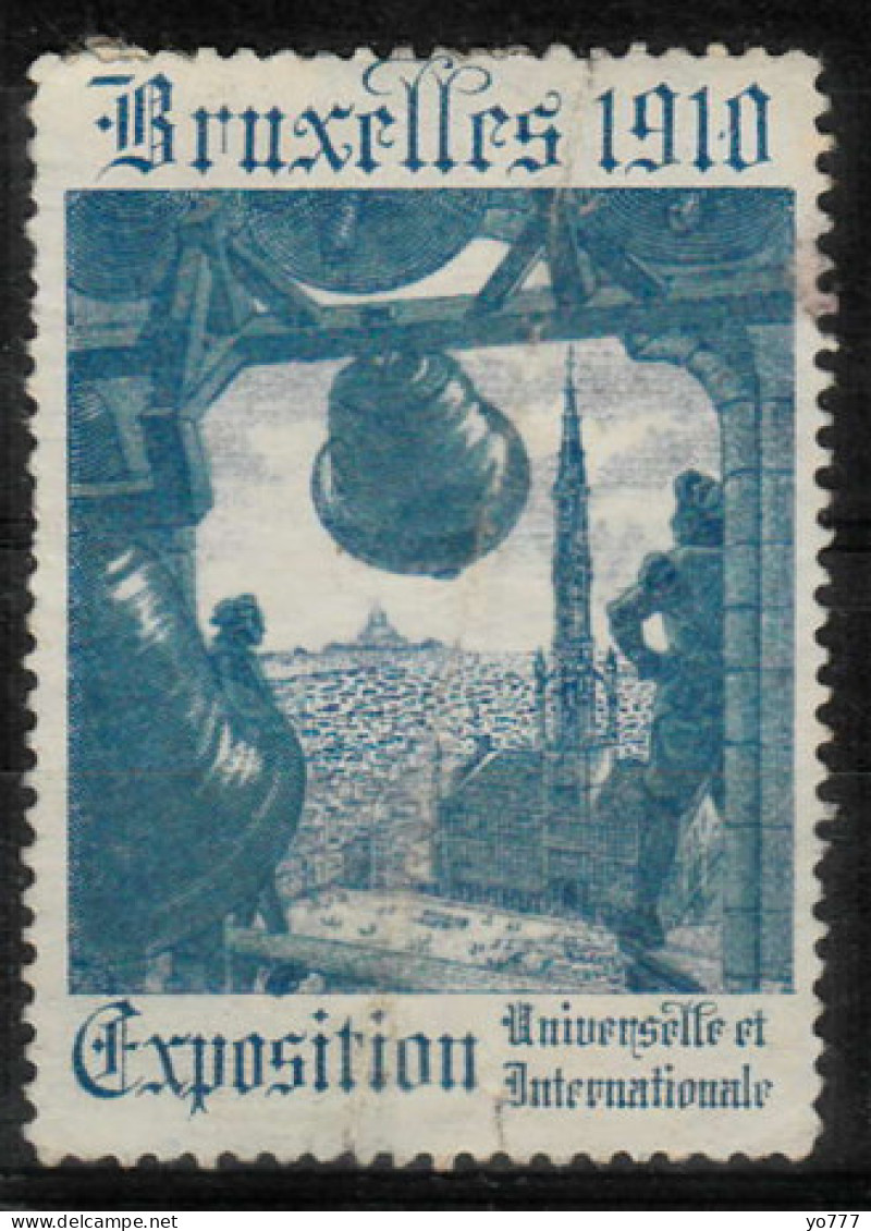 VV-223 1910 Bruxelles Exposition Universelle Et Internationale Vignette Used - Andere & Zonder Classificatie