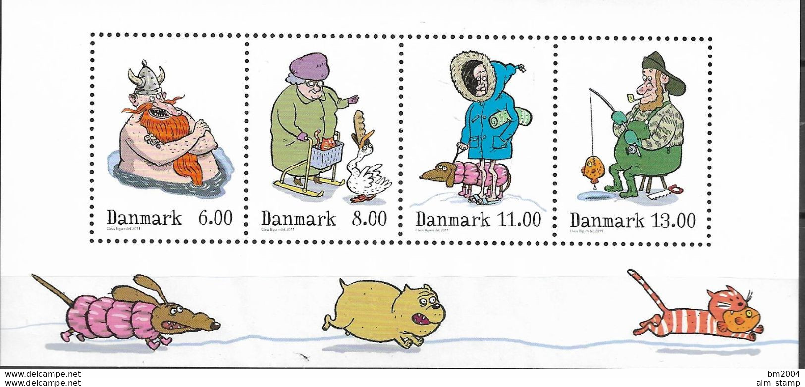 2011 Dänemark Mi.Bl. 45**MNH    Wintermärchen - Unused Stamps