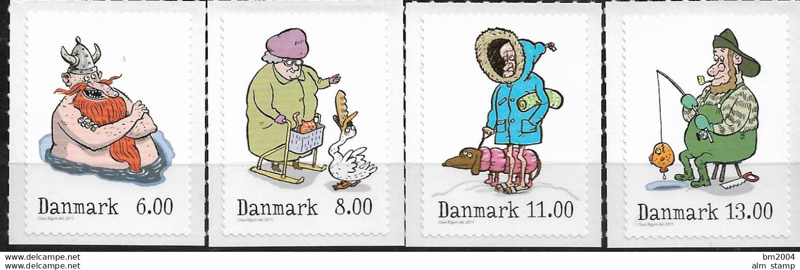 2011 Dänemark Mi.1681-4**MNH    Wintermärchen - Unused Stamps