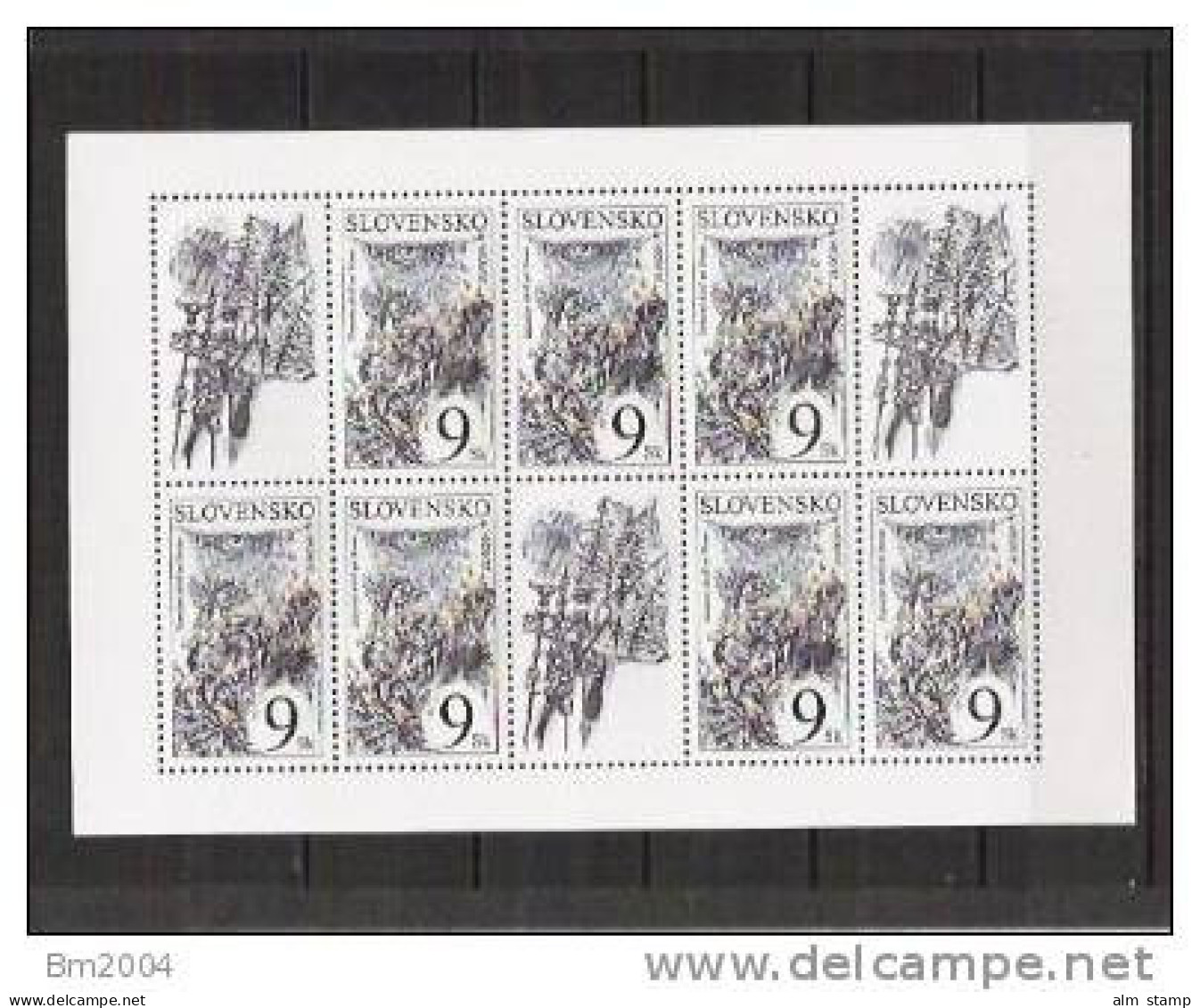 1997 Slowakei  Sheet Yv.  237 Mi. 278 **MNH Europa - Blocks & Sheetlets