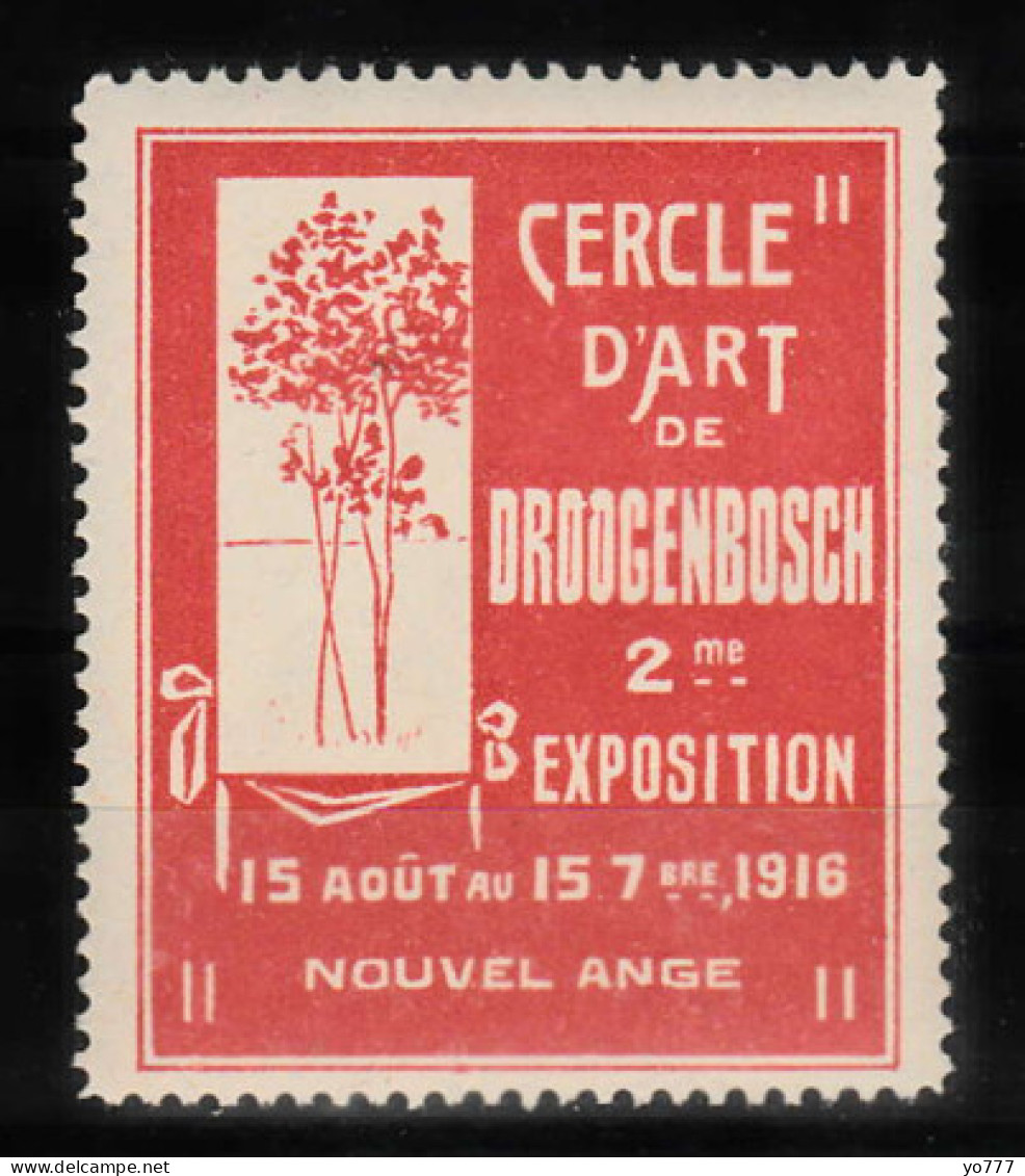 VV-231 1916 Cercle D Art De Droogenbosch 2 Me Exposition Vignette MNH** - Andere & Zonder Classificatie
