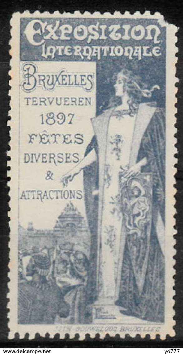 VV-246 1897 Bruxelles Tervueren Exposition Vignette Used - Other & Unclassified