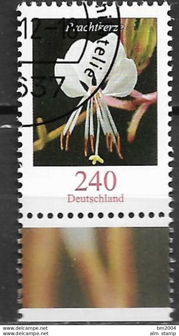 2012  Deutschland Germany .Mi. 2969  FD-used Weiden  Blumen  Prachtkerze (Gaura Lindheimeri) - Gebraucht