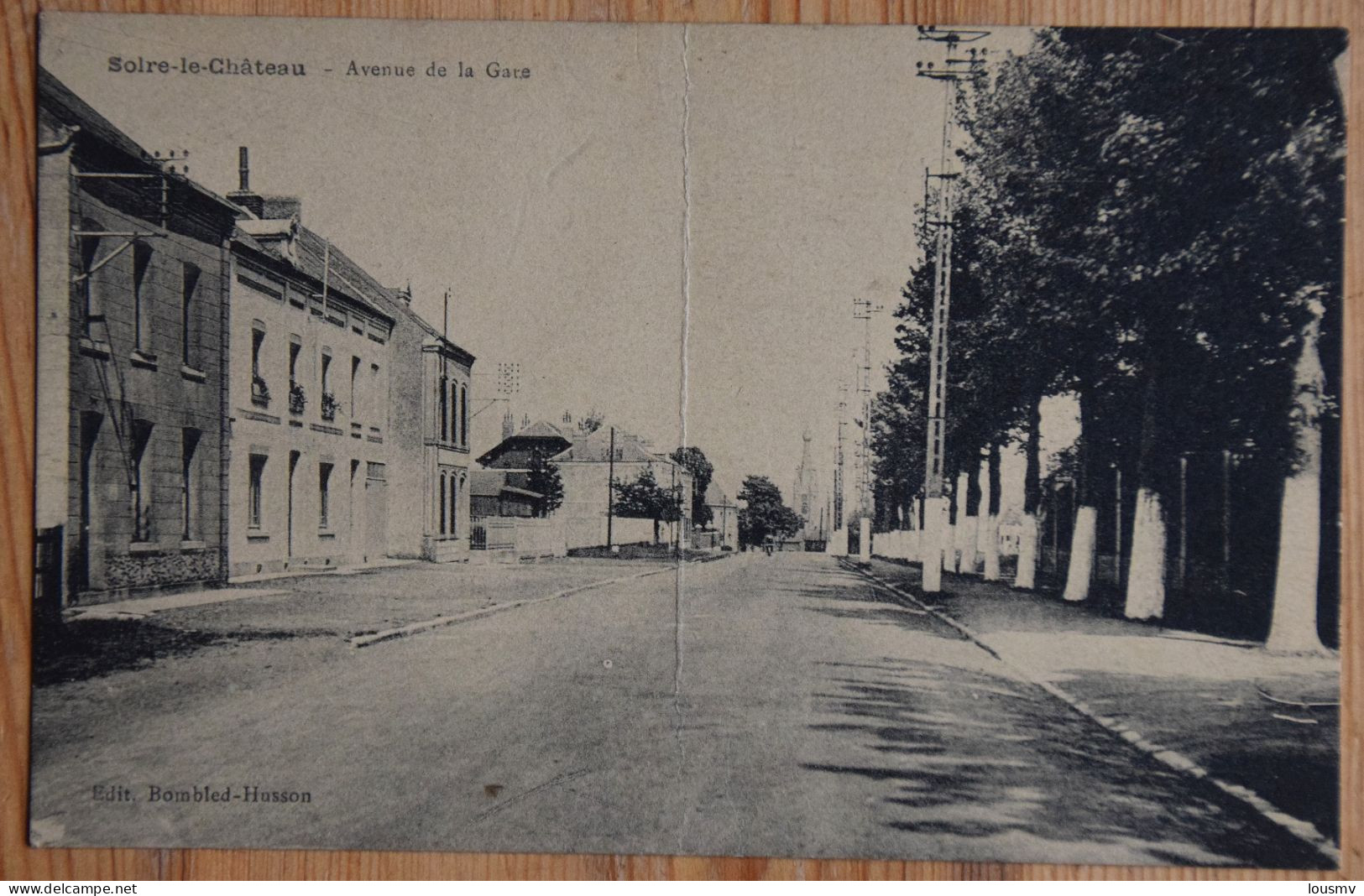 59 : Solre-le-Château - Avenue De La Gare - Plan Inhabituel - Léger Pli Vertical - (n°28171) - Solre Le Chateau