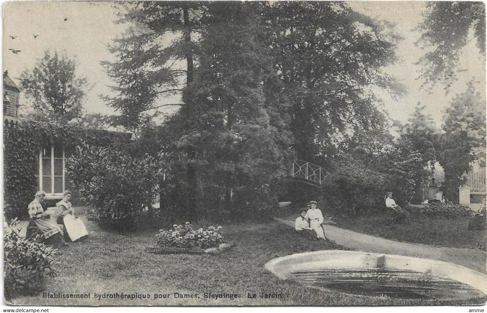 Sleidinge *  Etablissement Hydrothérapique Pour Dames,  Sleydinge  - Le Jardin - Evergem