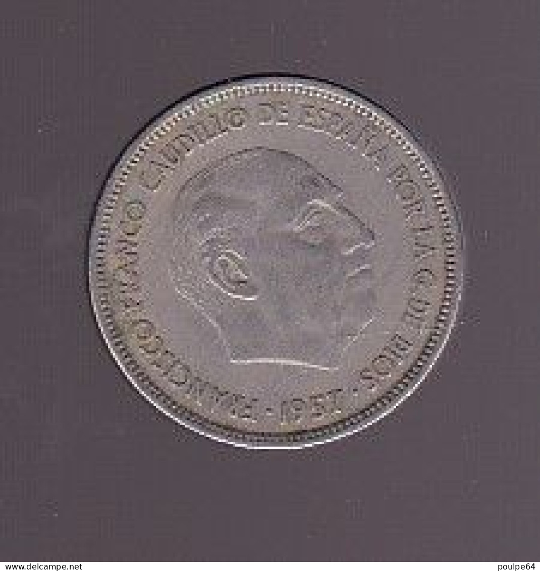 25 Ptas  1957 " Francisco Franco Caudillo " - 25 Pesetas