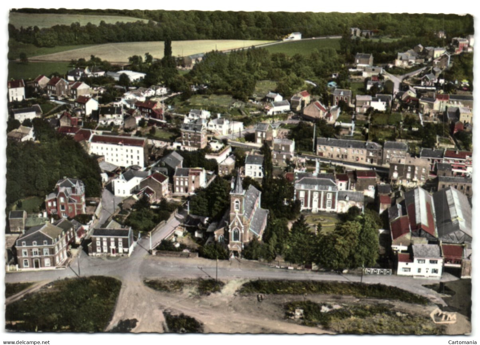 Ombret-Rausa - Vue Aérienne - Le Centre - Amay