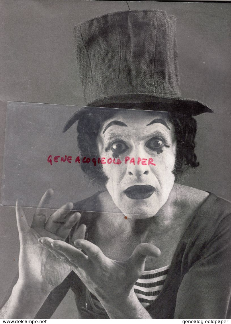 75- PARIS-PROGRAMME THEATRE CHAMPS ELYSEES- MIME MARCEL MARCEAU-21-11-1982-ARTICLES PRESSE + BILLETS ENTREE - Programma's