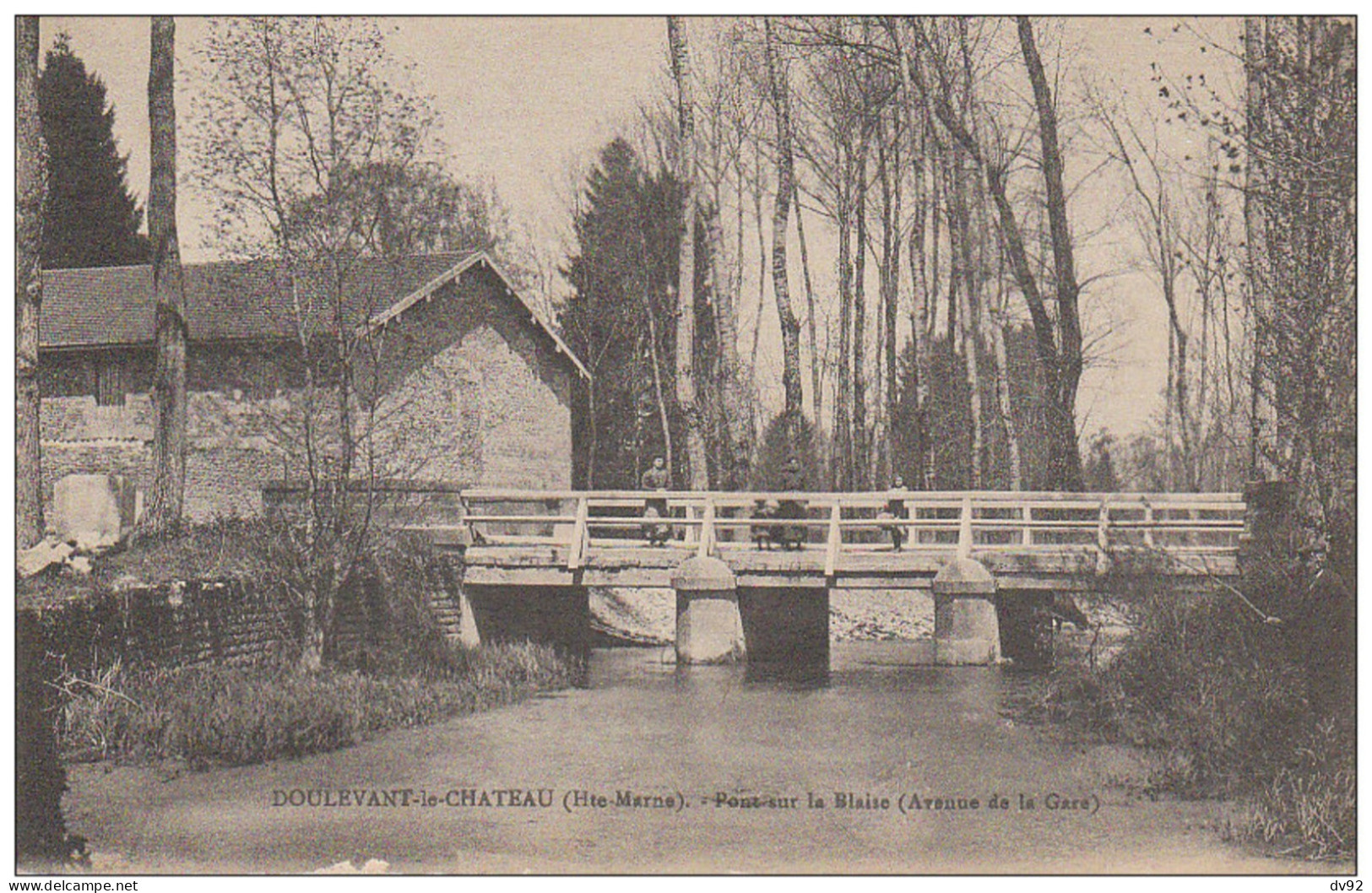 HAUTE MARNE DOULEVANT LE CHATEAU PONT SUR LA BLAISE AVENUE DE LA GARE - Doulevant-le-Château