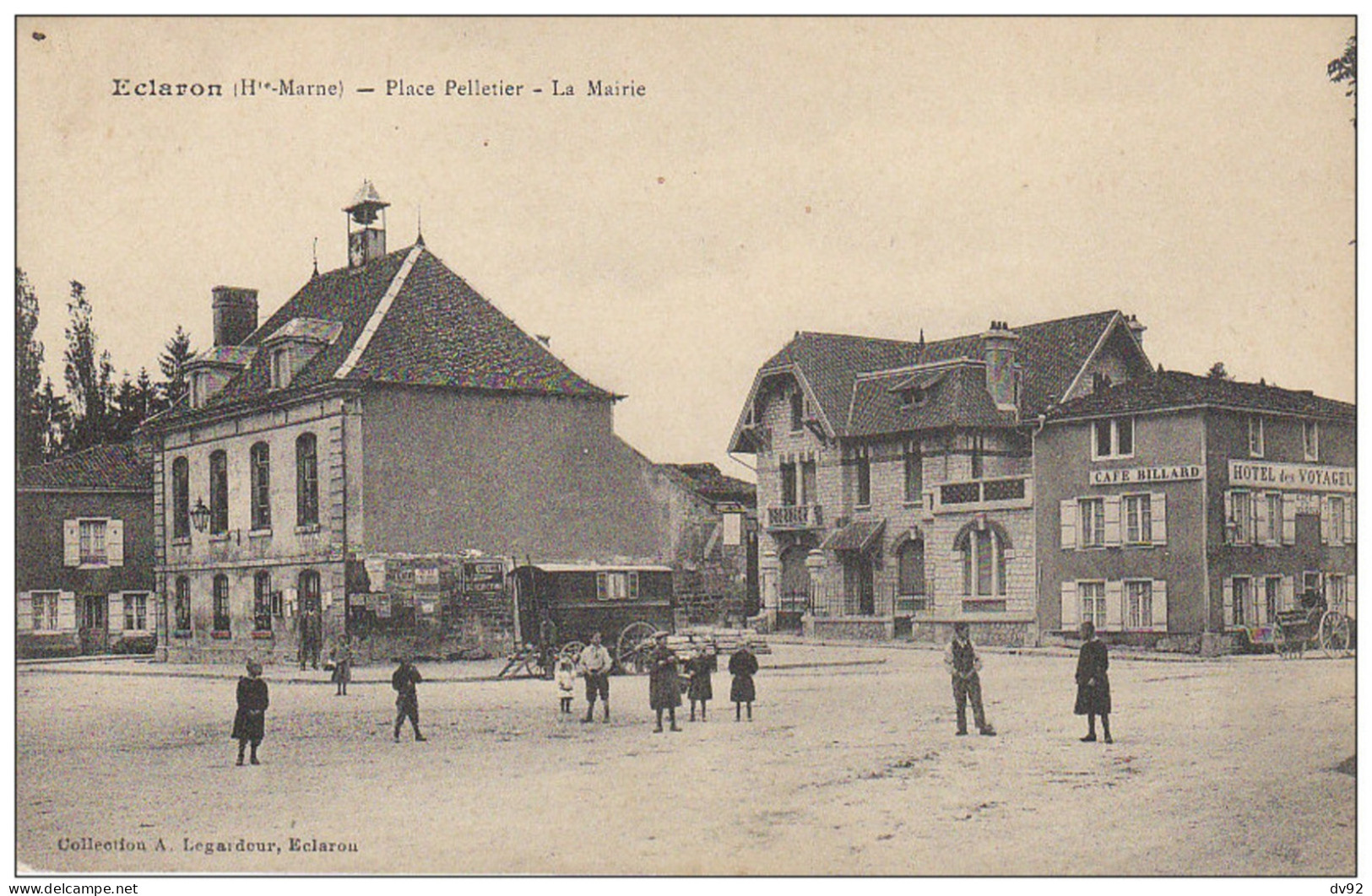 HAUTE MARNE ECLARON PLACE PELLETIER LA MAIRIE (ROULOTTE ROMANICHELLE) - Eclaron Braucourt Sainte Liviere