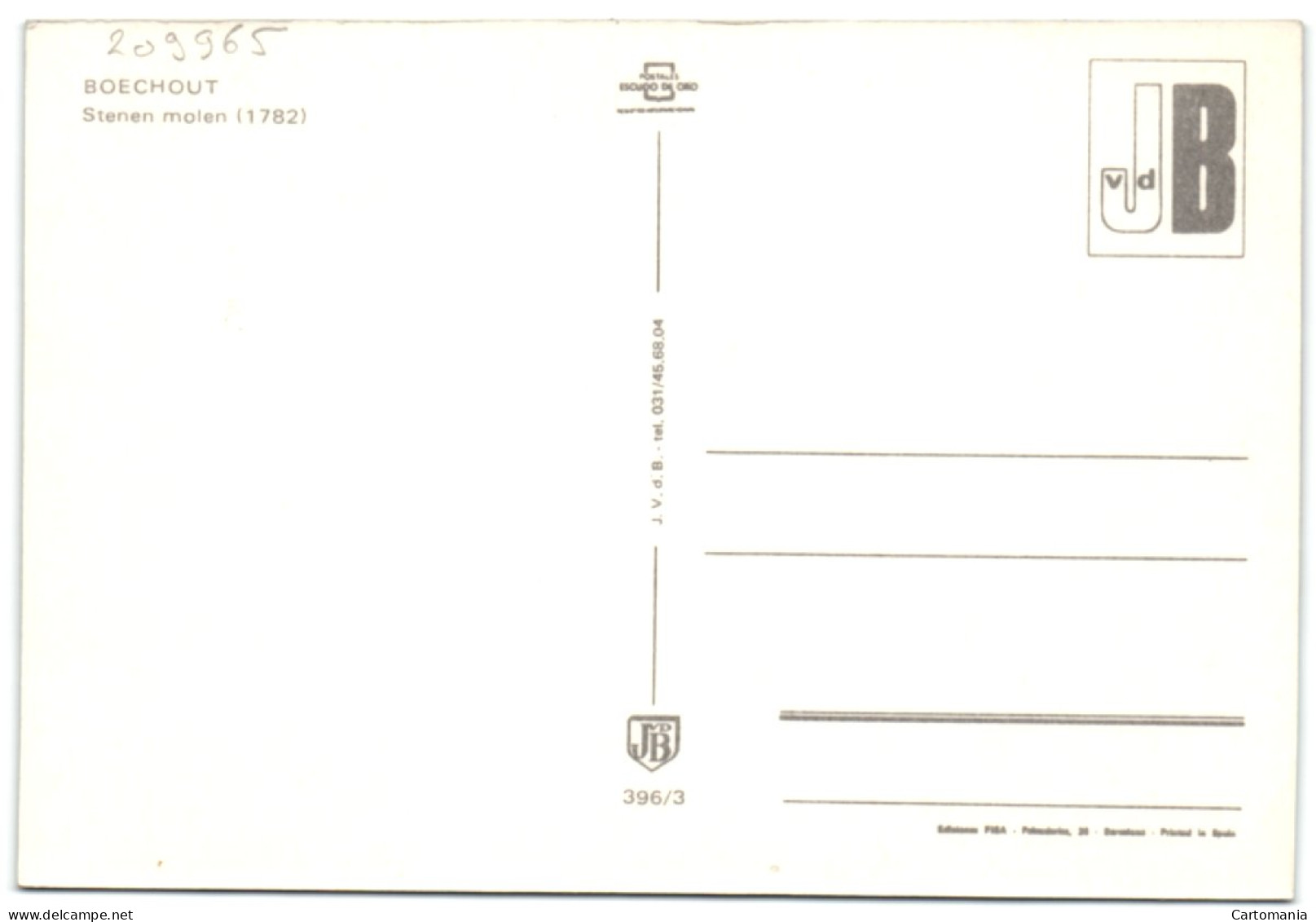 Boechout - Stenen Molen (1782) - Boechout