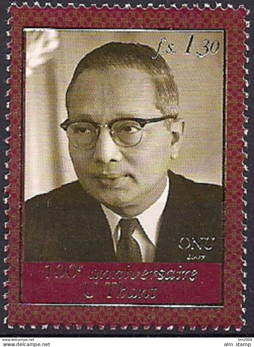 2009  UNO Genf Mi. 639**MNH  100. Geburtstag Von Sithu U Thant. - Unused Stamps
