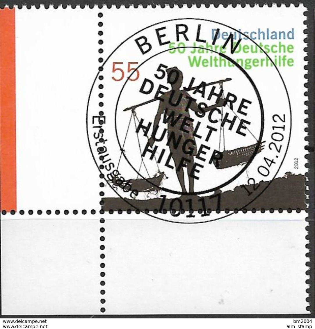 2012  Deutschland Allem. Fed.Mi. 2928 FD-used Berlin EUL    50 Jahre Deutsche Welthungerhilfe - Gebraucht