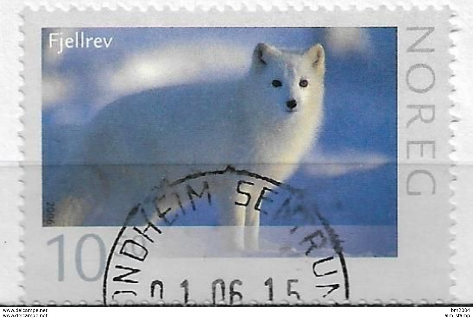 2006  Norwegen Mi. 1576 Used  Polarfuchs (Alopex Lagopus) - Used Stamps