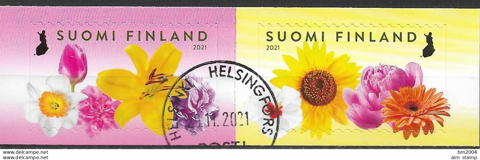 2021 Finnland Mi. 2738-9 Used     Frühlingsgarten - Usati