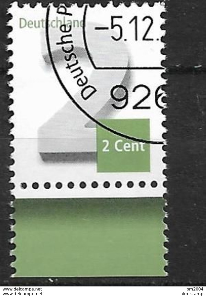 2013 Germany Allem.Fed. Deutschland  Mi. 3042 FD-used Weiden     Freimarke: Ziffernzeichnung - Gebraucht