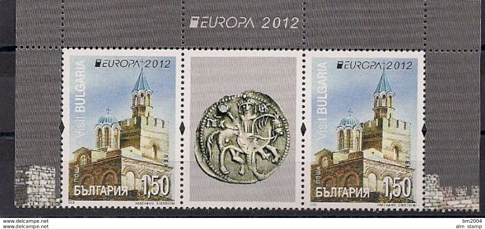 2012 Bulgarien  Mi. 5032-3**MNH Europa: Besuche - 2012