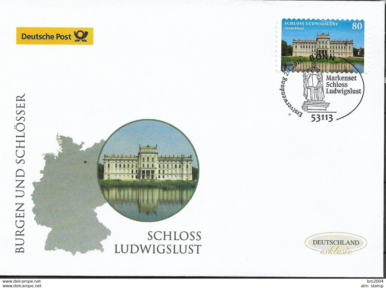 2015 Germany  Deutschland Mi. 3128 FDC  Burgen Und Schlösser - 2011-…