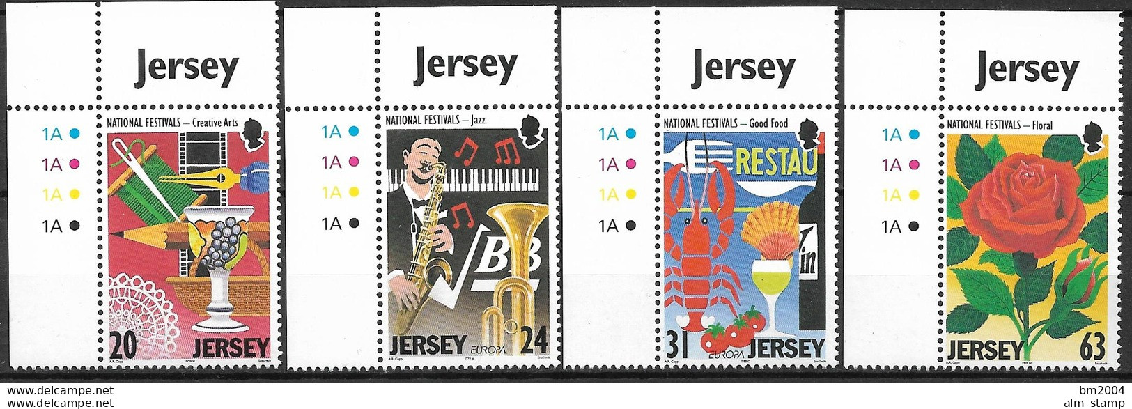 2014 Jersey . Mi. 1792-5 **MNH   Europa: Volksmusikinstrumente - 2014